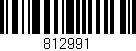 Código de barras (EAN, GTIN, SKU, ISBN): '812991'