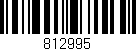 Código de barras (EAN, GTIN, SKU, ISBN): '812995'
