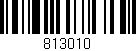 Código de barras (EAN, GTIN, SKU, ISBN): '813010'