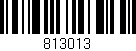 Código de barras (EAN, GTIN, SKU, ISBN): '813013'