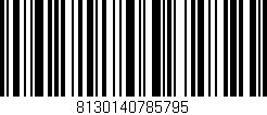 Código de barras (EAN, GTIN, SKU, ISBN): '8130140785795'