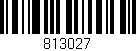 Código de barras (EAN, GTIN, SKU, ISBN): '813027'