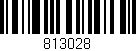 Código de barras (EAN, GTIN, SKU, ISBN): '813028'