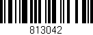 Código de barras (EAN, GTIN, SKU, ISBN): '813042'