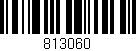 Código de barras (EAN, GTIN, SKU, ISBN): '813060'