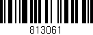 Código de barras (EAN, GTIN, SKU, ISBN): '813061'