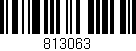 Código de barras (EAN, GTIN, SKU, ISBN): '813063'