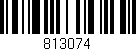 Código de barras (EAN, GTIN, SKU, ISBN): '813074'
