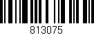 Código de barras (EAN, GTIN, SKU, ISBN): '813075'