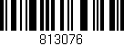 Código de barras (EAN, GTIN, SKU, ISBN): '813076'