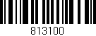Código de barras (EAN, GTIN, SKU, ISBN): '813100'
