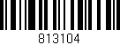 Código de barras (EAN, GTIN, SKU, ISBN): '813104'