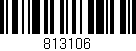 Código de barras (EAN, GTIN, SKU, ISBN): '813106'