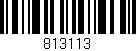Código de barras (EAN, GTIN, SKU, ISBN): '813113'