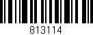 Código de barras (EAN, GTIN, SKU, ISBN): '813114'