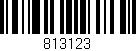 Código de barras (EAN, GTIN, SKU, ISBN): '813123'