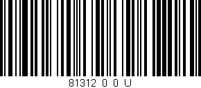 Código de barras (EAN, GTIN, SKU, ISBN): '81312_0_0_U'