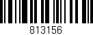 Código de barras (EAN, GTIN, SKU, ISBN): '813156'