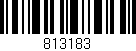 Código de barras (EAN, GTIN, SKU, ISBN): '813183'