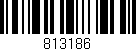 Código de barras (EAN, GTIN, SKU, ISBN): '813186'