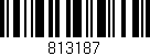 Código de barras (EAN, GTIN, SKU, ISBN): '813187'