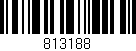 Código de barras (EAN, GTIN, SKU, ISBN): '813188'