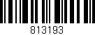 Código de barras (EAN, GTIN, SKU, ISBN): '813193'
