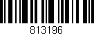 Código de barras (EAN, GTIN, SKU, ISBN): '813196'
