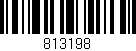 Código de barras (EAN, GTIN, SKU, ISBN): '813198'
