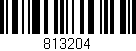 Código de barras (EAN, GTIN, SKU, ISBN): '813204'