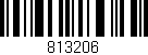 Código de barras (EAN, GTIN, SKU, ISBN): '813206'