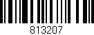 Código de barras (EAN, GTIN, SKU, ISBN): '813207'