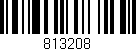 Código de barras (EAN, GTIN, SKU, ISBN): '813208'
