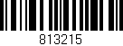 Código de barras (EAN, GTIN, SKU, ISBN): '813215'