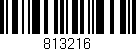 Código de barras (EAN, GTIN, SKU, ISBN): '813216'