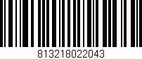 Código de barras (EAN, GTIN, SKU, ISBN): '813218022043'