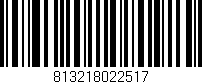 Código de barras (EAN, GTIN, SKU, ISBN): '813218022517'