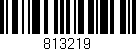 Código de barras (EAN, GTIN, SKU, ISBN): '813219'