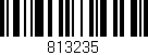 Código de barras (EAN, GTIN, SKU, ISBN): '813235'