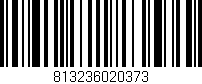 Código de barras (EAN, GTIN, SKU, ISBN): '813236020373'