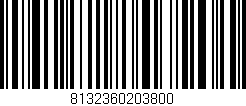 Código de barras (EAN, GTIN, SKU, ISBN): '8132360203800'