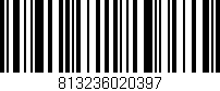 Código de barras (EAN, GTIN, SKU, ISBN): '813236020397'