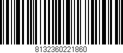 Código de barras (EAN, GTIN, SKU, ISBN): '8132360221860'