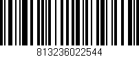Código de barras (EAN, GTIN, SKU, ISBN): '813236022544'