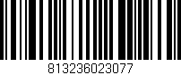 Código de barras (EAN, GTIN, SKU, ISBN): '813236023077'