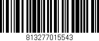 Código de barras (EAN, GTIN, SKU, ISBN): '813277015543'