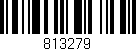 Código de barras (EAN, GTIN, SKU, ISBN): '813279'