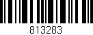 Código de barras (EAN, GTIN, SKU, ISBN): '813283'