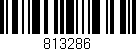 Código de barras (EAN, GTIN, SKU, ISBN): '813286'