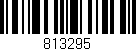 Código de barras (EAN, GTIN, SKU, ISBN): '813295'